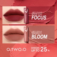 O.TWO.O Velvet Matte Liptint Lip & Cheek Mud Dual-use Lip Clay High Pigmented Long Lasting Not Dry C
