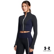 Under Armour Womens Project Rock Lets Go Crop Full-Zip