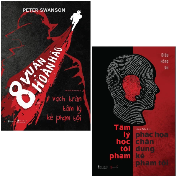 Combo Sách Tâm Lý Kẻ Phạm Tội: 8 Vụ Án Hoàn Hảo + Tâm Lý Học Tội Phạm (Bộ 2 Cuốn)