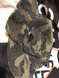 六成新 年代感 二手 古著  Quiksilver 迷彩 漁夫帽 遮陽帽 s 56cm cap