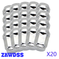 [ZKWDSS] น็อตเกลียวหมุดล้อเหล็กรถยนต์20X 1/2 "-20 60องศากลอนเรียว32มม. SW19สำหรับรถจี๊ปเสรีภาพแกรนด์