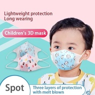 Masker Kain duckbill Anak cowok 4 - 12 Tahun Motif Gambar 3 Ply isi 50