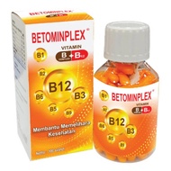 BETOMINPLEX Vitamin B Complex + B12 Health Supplement, 100 Caplets