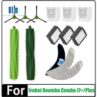 Accessories Kit for iRobot Roomba Combo J7+/Plus Vacuum Cleaner Parts Rubber Brushes Filters Vacuum Bags Mop