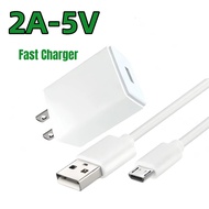 2A 5V Fast Charging Adapter With Micro Usb Cable Type-c Data Cable Fast Charger For OPPO A5S A3S F9