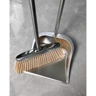 304 Stainless Steel Broom and Dustpan Combo Stainless Steel Sweeper Stainless Steel Dust Collector 3