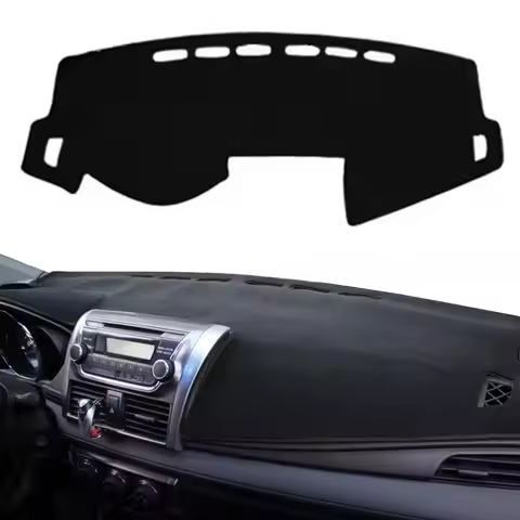 Car Dashboard Mat for Toyota Vios XP150 Yaris Sedan 2014 2015 2016 2017 2018 2019 Sunshade Protectiv