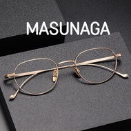 [Ti Titanium Glasses] Ultra-Light 7.5g Pure Titanium Glasses masunaga masunaga Same Style Chord E Th