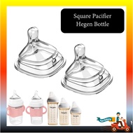 Hegen Milk Bottle Teat Replacement Puting Botol Susu Feeding Milk 1 2 3 holes X-cut Y-cut Style