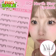 [Best Choice] BQI Adhesive Free Lower Eyelashes - Single Eyelash Clusters - Transparent Stem False E
