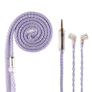 Kinboofi 16 Core High Purity Silver Plated MMCX/2Pin Earphone Upgrade Cable For Shure SE215 KZ ZS10 Pro AS16 ZSN PRO