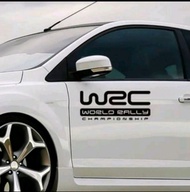 Cutting sticker WRC WORL RALLY