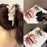 【QiaoZhi】Summer Fashion Large Bow Banana Clip Sweet Girl Hair Accessories