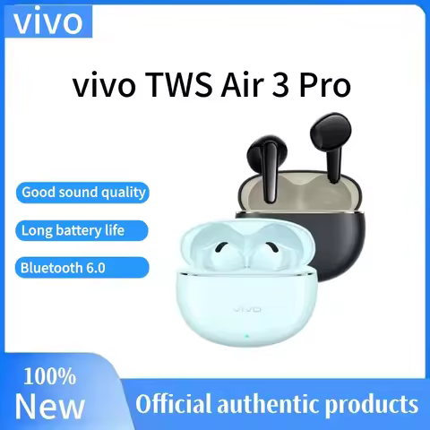 Original VIVO TWS Air 3 Pro wireless headset with good sound quality 50dB noise reduction and long b