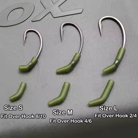 30pcs Carp Fishing Hook Kickers D Rig Kicker Aligners Hooks Sleeves Rigs All Colors Accessories End 