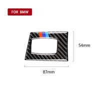 Carbon Fiber Interior Sticker Car Ignition Switch Key Hole Sticker Decal Protect Decor Trim For BMW