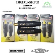 LENCO LC 40HD CABLE CONNECTOR LENCO LC-40HD 500 AMP USA METAL