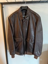 HK 品牌 original 80's A2 leather jacket