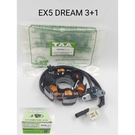 EX5 DREAM 3+1 FIELD MAGNET BODY KOI COIL 🇹🇼 TAA