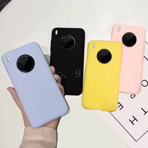 candy color phone case for huawei y9a y9 prime2019 wine red matte soft silicone tpu back cover case 