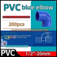 200pcs Pvc Blue Fittings/Elbow 1/2/Pvc Elbow/Elbow Pvc 1/2/Elbow 90 Degree/Pvc Fittings And Connect