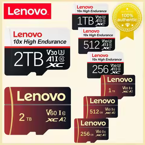 Original Lenovo Memory Card 1TB 2TB High Speed Micro TF SD Card 512GB SD V60 U3 TF Card For Nintendo