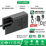 Cityork EN-EL14 EN-EL14 ENEL14 EN EL14 EL14 Dummy Battery With Type-C Fast Charge PD Cable AC UK Ada