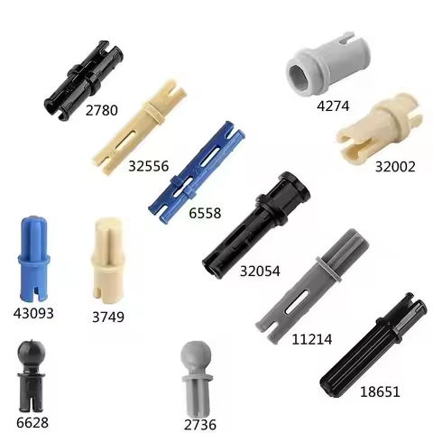 Small Particle Tech Block 2780 3673 latch compatible with LEGO EV3 9686 accessory Friction pin Smoot