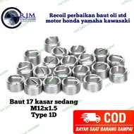 recoil baut pembuangan oli motor cocok untuk baut oli std baut 17