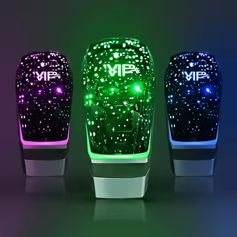 Crystal Shift Knob LED Seven Color Light For Nissan/Kia/Mitsubishi/Toyota/Lexus/Suzuki/5-Speed/6-Spe