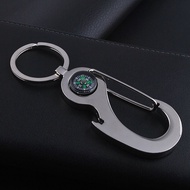 Keychain with compass
