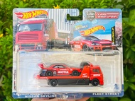Hobby Store xe mô hình Hot Wheels Team Transport R34 Nissan Skyline LBWK - Fleet Street
