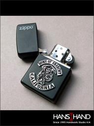 HANS'HAND 手工客製美製ZIPPO打火機金屬飾片 [ Sons of Anarchy ] 哈雷車隊隊徽