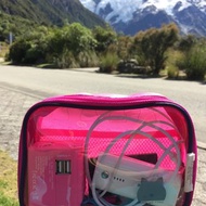 桃紅多功能硬膠拉鍊袋