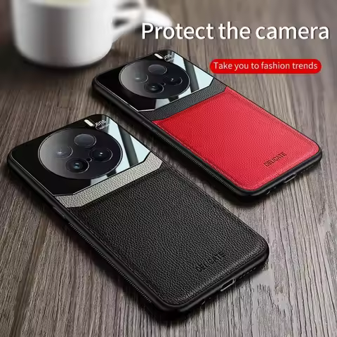 Luxurious Leather Phone Case for Vivo X100 Ultra X90 Pro Plus X80 V25 V21 V20 Se Y200 S19 Pro Camera