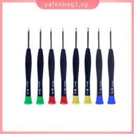 【YAFEXBAG】8pcs Precision Torx Cross Screwdriver Set Repairing Tool T3 T4 T5 PH000 SL1.5