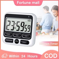 Cooking Count Up Countdown Alarm Clock Sleep Stopwatch Clock Kitchen Timer 24 Jam Kira Naik Pemasa J