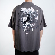 TOKIDOKI เสื้อเชิ้ต ใส่ได้ทั้งชายและหญิง QUEEN OF DARGONS SS SHIRT