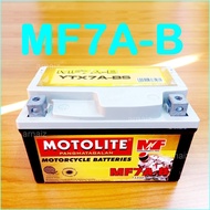 ♞Motolite MF7A-B Maintenance Free Motorcycle Battery YTX7A-BS MF7A MF7 YTX7A BS Battery