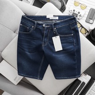 Quần Short Jean Nam viền trắng hàng cao cấp co giãn dáng ôm gọn đẹp