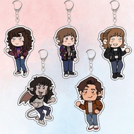 For Stranger Things Joyce Byers Jonathan Byers Nancy Wheeler Steve Harrington Acrylic Keychain Custo