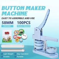 Pin Maker Machine 58mm Set Diy Button Pin Machine Handmade Badge Maker Machine Badge Cust