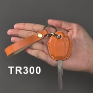 For TR300 DR300 DR150 DR160S Key cover leather vintage keychain