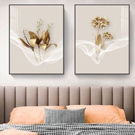 Wall Painting Bedroom Double Warm Bedside Modern 1KM1