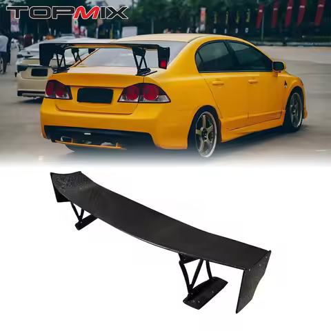 For Honda Civic FD1 FA1 FD2 Type-R 2026 Carbon Fiber Rear Spoiler Trim – MM Style Lightweight Accent