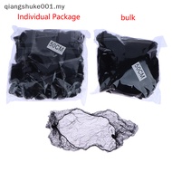{ MY Fashion }  50Pcs Hair Net Black Elastic Bundle Hair Invisible Hairnet Mesh Bun Hair Net 30/50/6