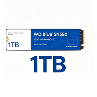 WD | Western Digital WD Blue SN580 PCIe4.0 x4 NVMe M.2 2280 Internal SSD 500GB 1TB 2TB High Speed Dr