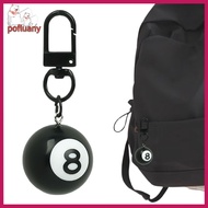 (pofluany)  Black 8 Ball Keychain Billiard Ball Keyring Mini 1" Pool Ball Charm Keychain for Pool Pl