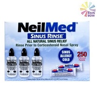 NeilMed - [日本COSTCO版]洗鼻沖洗套件 (3個240ml擠壓瓶+250包鹽粉) (平行進口) (22970)