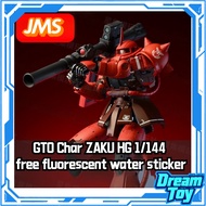 HG GTO ZAKU2 , RED ZAKU ,  CHAR ZAKU (give away water decals) Assembly Model [jimoshe